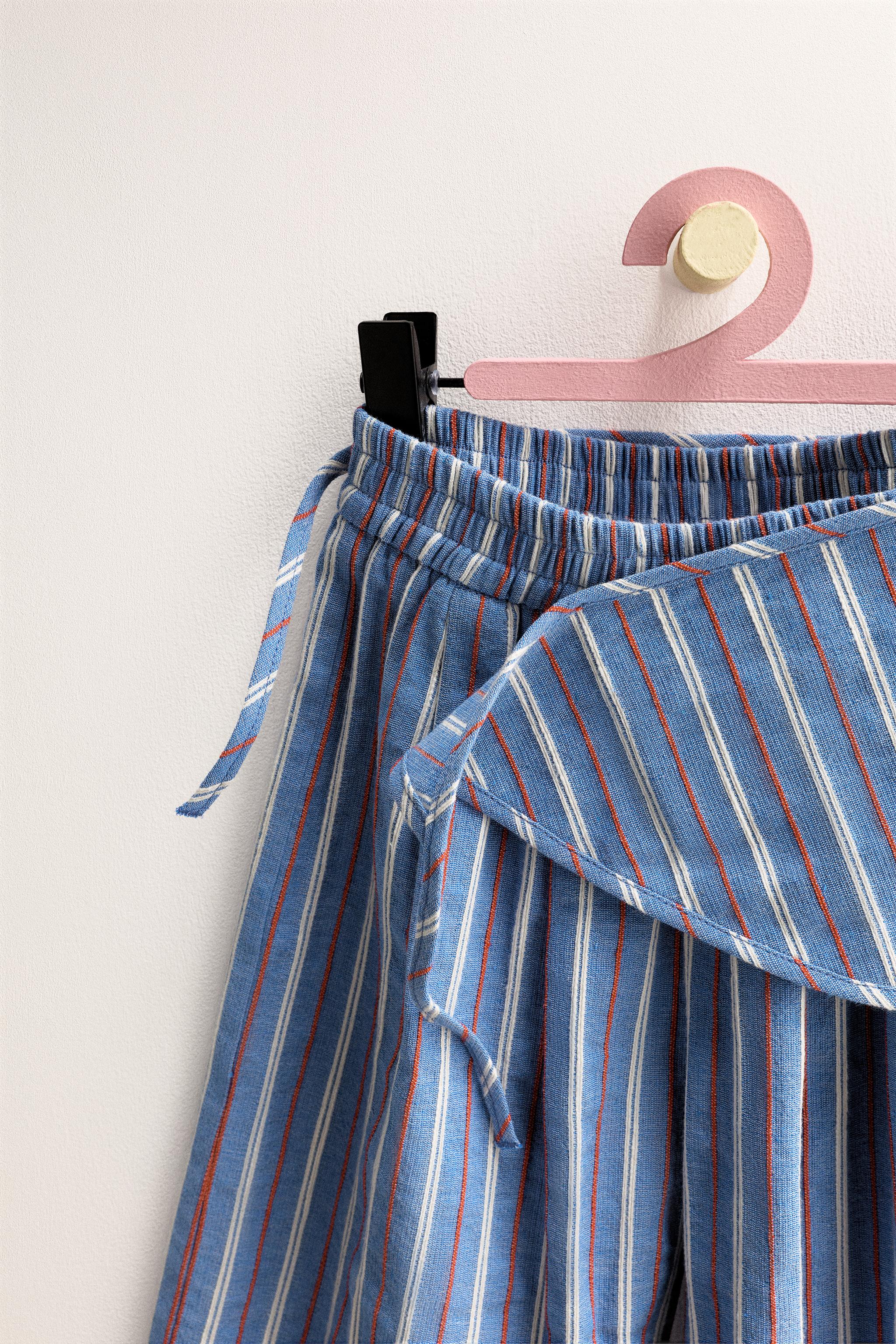 ZARA TIMELESS - STRIPED PAREO PANTS